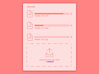 Daily UI #031: File upload daily 100 dailychallenge design files ui upload
