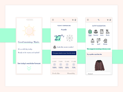 Daily UI #037: Weather adobe xd app daily 100 dailychallenge design fashion app ui weather app