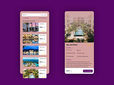 Daily UI #067: Hotel Booking adobe xd app daily 100 dailychallenge design hotel hotel app hotel booking ui