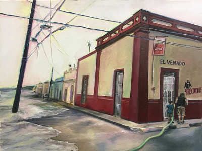 Campeche architecture dreamscape mexico realism surrealism surrealist