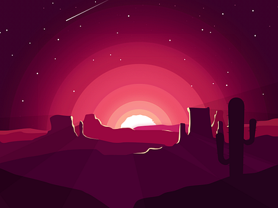 The End - Sunset Mode by Saransh Sinha on Dribbble