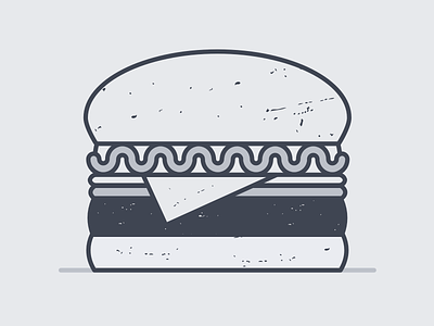 1. Hi! This is Burger. art burger food illustration operator ryan putnam screenshake texture
