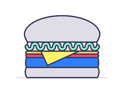 8. PENG BURGER art burger illustration kikillo kikillo™ serrano screenshake