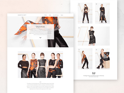 Fashion Website concept design fashion fashion design web website website concept