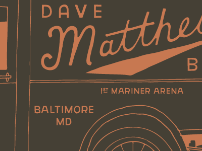 DMB Poster Baltimore