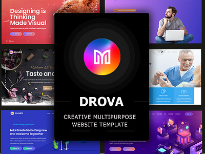 Drova - Creative Multipurpose Onepage Template