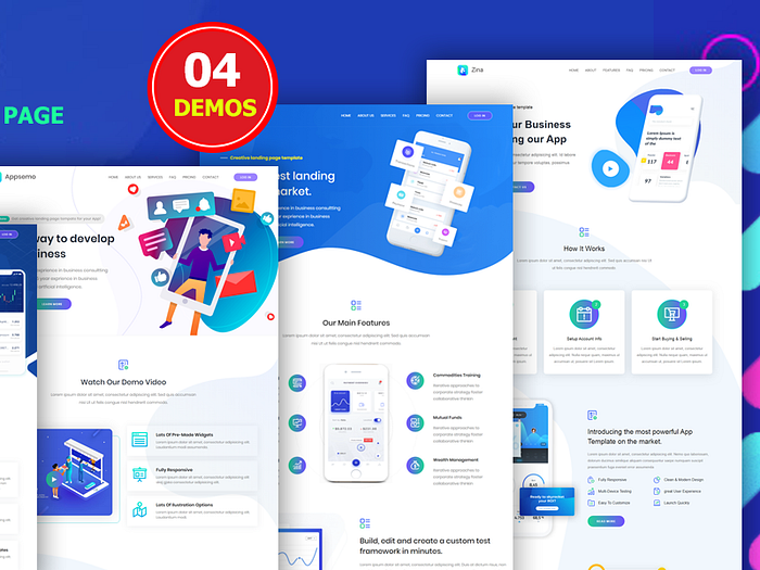 Laravel App Landing Page designs, themes, templates and downloadable ...