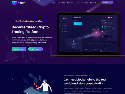 Nosar - ICO and Crypto Template