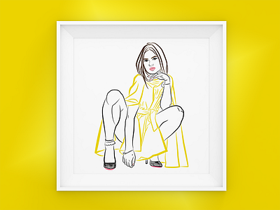 Yellow all the way art creative design dribbble graphic design illustration inspiration vector yellow