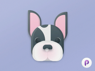 My Google animation bulldog dog french bulldog frenchie google prd principle puppy sweet