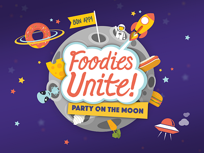 Foodies Unite image app bon app branding festival food shanghai