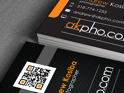 Biz Card Design 1 code qr