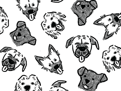 Dog Pattern dogs inktober2019