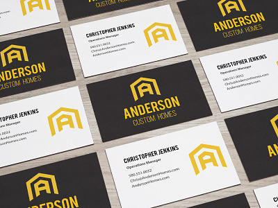 Anderson Custom Homes Business Cards