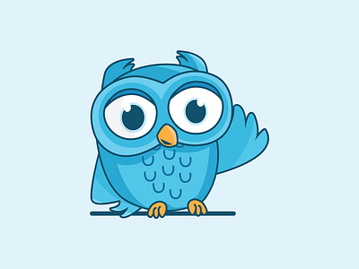 Mascot Owl bird branding cartoon drawing feathers icon illustrated illustration logo mascot owl owl logo