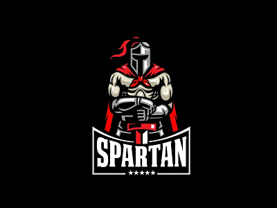 Spartan Character Logo ancient character fight fighter helmet hero history honour knight logo mascot medieval pride rome spartacus spartan spartans story sword warrior