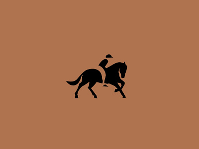 equestrian Logo equestrian illustration logo negative space negative space logo