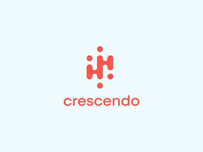 Crescendo animation brand branding design gif identity logo ui