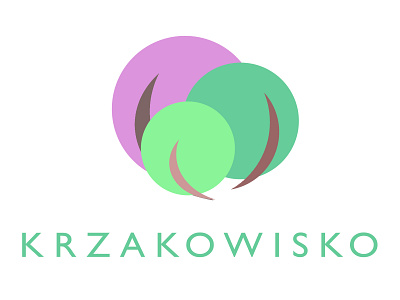 Logo Concept for Krzakowisko - garden design company circles logo logo concept logo design logo design concept minimalism minimalist design simple logo