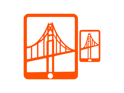 T-Shirt Graphic for Mobile HCI 2012 golden gate mobile sf