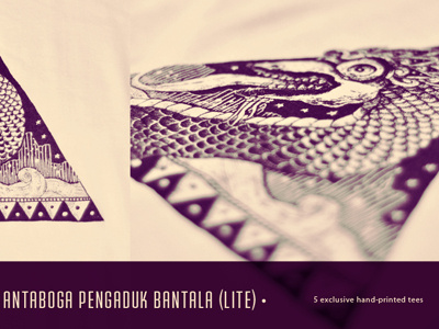 Antaboga Lite Tees bountylist design illustration printmaking t shirt tees
