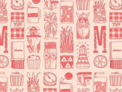 Marsh & Mallow Patterns bountylist illustration pattern typography