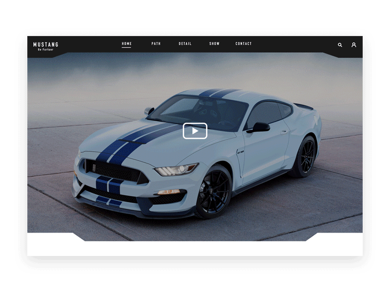 Mustang Shelby GT350 design photoshop realistic