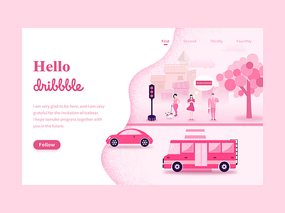 Hello dribbble dribbble ui