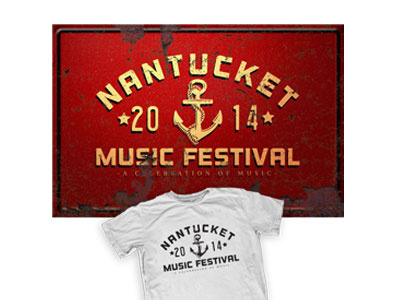 Nantucket Music Festival branding design nantucket