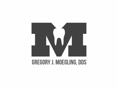 Dr. Greg Moegling, DDS Logo branding design logo