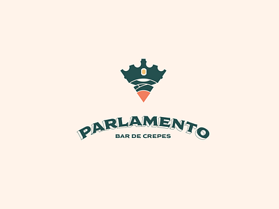 Parlamento branding logo naming vector