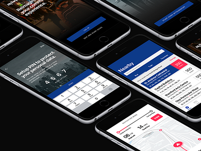 2016 My Transport Prototype Screens mobile app design public transportation user experience