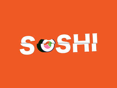 Sushi sliced brand branding experiment illustration sushi sushi logo ui
