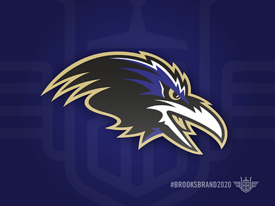 Baltimore Ravens Logo Redesign Concept by Jai Black on Dribbble