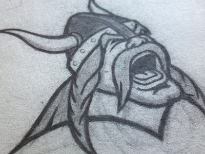 Skol...?? drawing illustration logo minnesota pencil sketch skol vikings