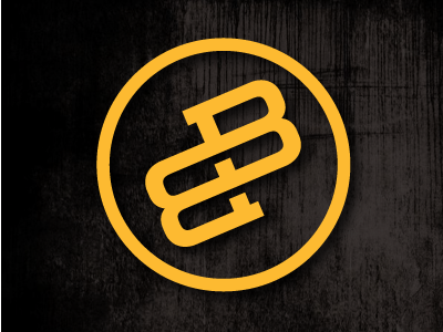 Personal Logo Update...v3 ambigram black icon lettering lockup logo monogram yellow