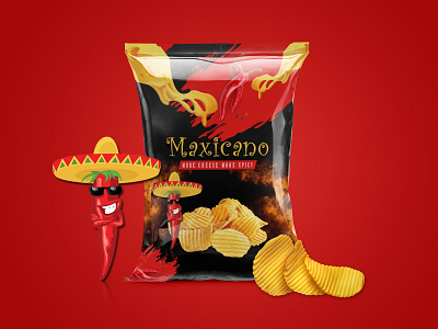 Chips packaging Design design graphic design package design packaging