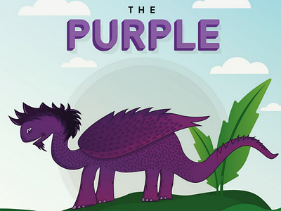 The Purple Dragon illustration adobe illustrator art design digital art dragon graphic design illustration vector art vector illustration