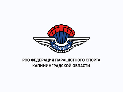 Parachute Federation branding design logo vector
