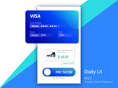 Daily UI_#02_Credit Card Checkout