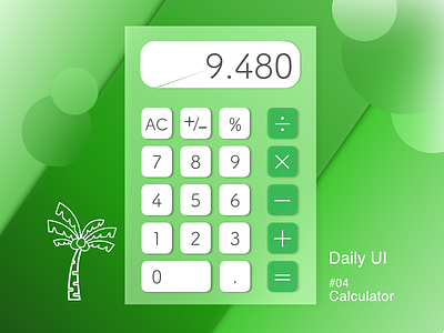 Daily UI_#04_Calcurator calcurator daily ui