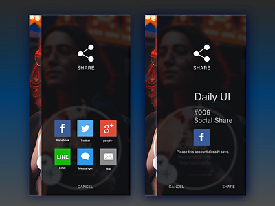 Daily_UI_#009_Social Share daily ui social share