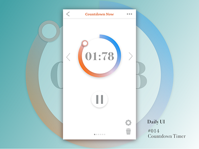 Daily UI_#014_Countdown Timer 014 countdown daily timer ui