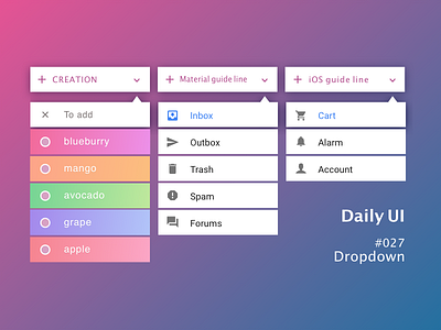 Daily_UI_#027_Dropdown daily ui 027 dropdown