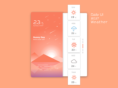 Daily_UI_#037_ Weather daily ui 037 weather