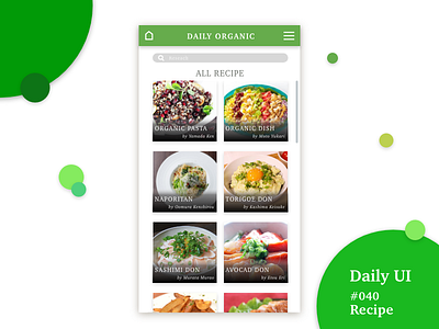 Daily_UI_#040_ Recipe daily ui 040 recipe