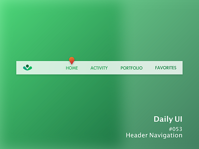 Daily_UI_#053_Header_Navigation daily ui 053 header navigation