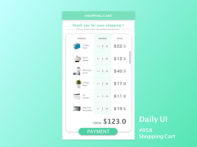 Daily_UI_#058_ Shopping_Cart