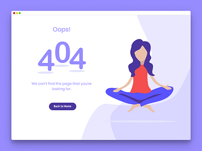 Daily UI #008 - 404 Page (2) 404 dailyui illustration kit