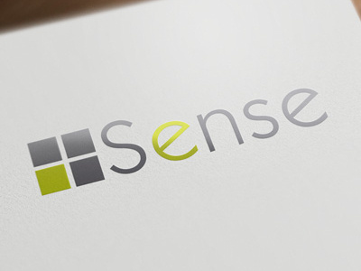 Sense Logo concept branding logo print